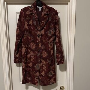 CAbi Elegant Floral Women's Coat